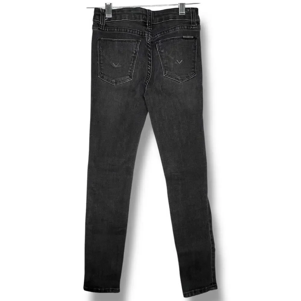 Girls Hudson SYQ Black Distressed Skinny Jeans Size 10 - Picture 6 of 6